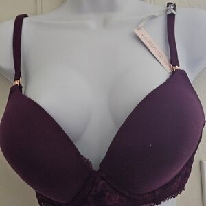 Body by Victoria's Secret's Plum Lace Nursing Bra 34 DDD (F) New with Tags